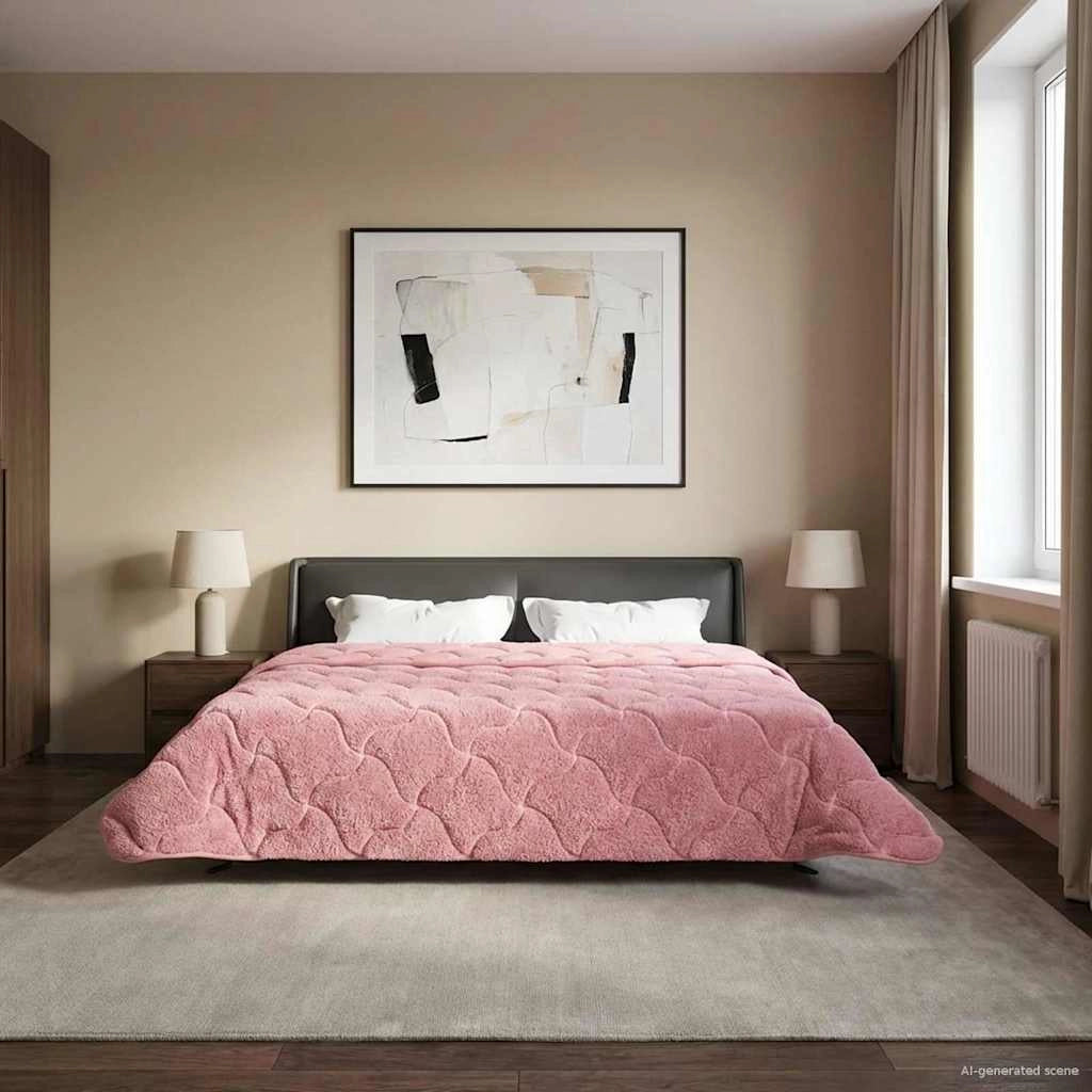 Piumone Completo Annuale Trapuntato Rosa 240 x 260 cm 42026276