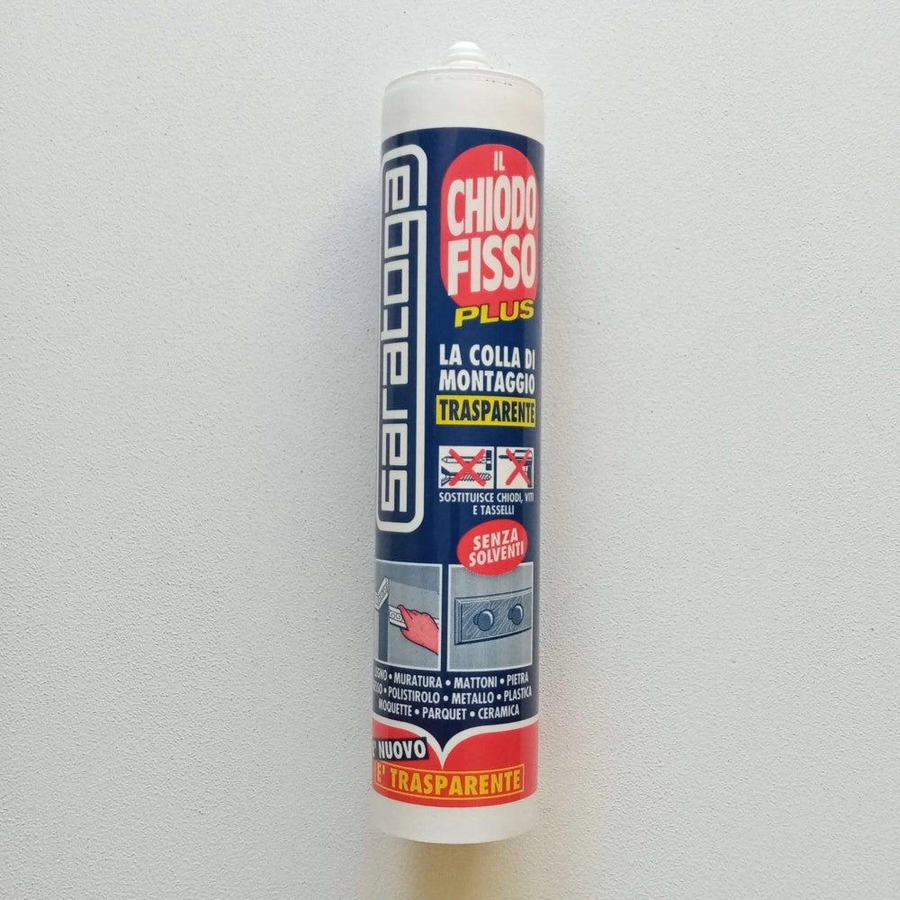 Il chiodo fisso plus 280ml colla di montaggio trasparente per interni ed esterni
