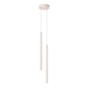 Lampada a sospensione moderna beige Ø15 doppia 2xG9 VELINO