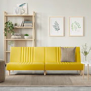 Divano letto-Sofa Letto-Daybed Giallo Chiaro in Tessuto 805256
