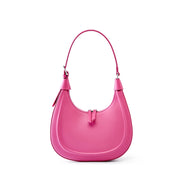 Nuova borsa a tracolla casual da donna in vera pelle, colore rosa