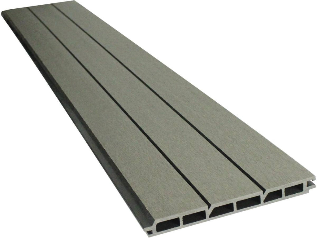 Kit di recinzione 4,8 m Composito - Kit di montaggio gratuito - Grigio