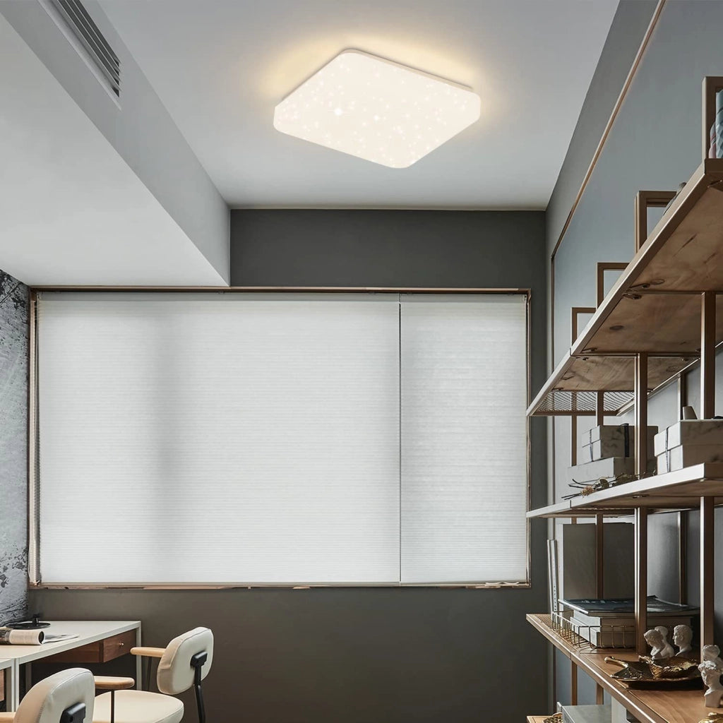 ZMH Lampada da soffitto plafoniera LED moderna forma stella 21 cm per soggiorno camera letto