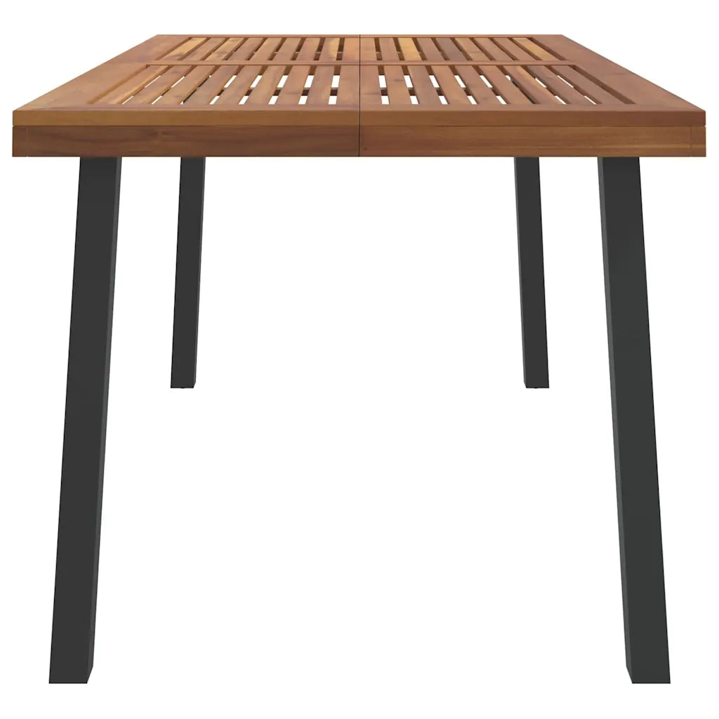 Tavolo da Giardino 150x90x75 cm Legno Massello di Acacia 319523