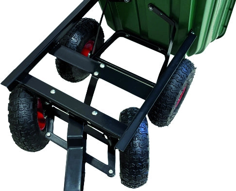 Utilia CARRELLO RIBALTABILE DA GIARDINO lt. 75 portata max kg. 250