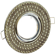 Faretto incasso tondo metallo argento MR16 Polux Fobos