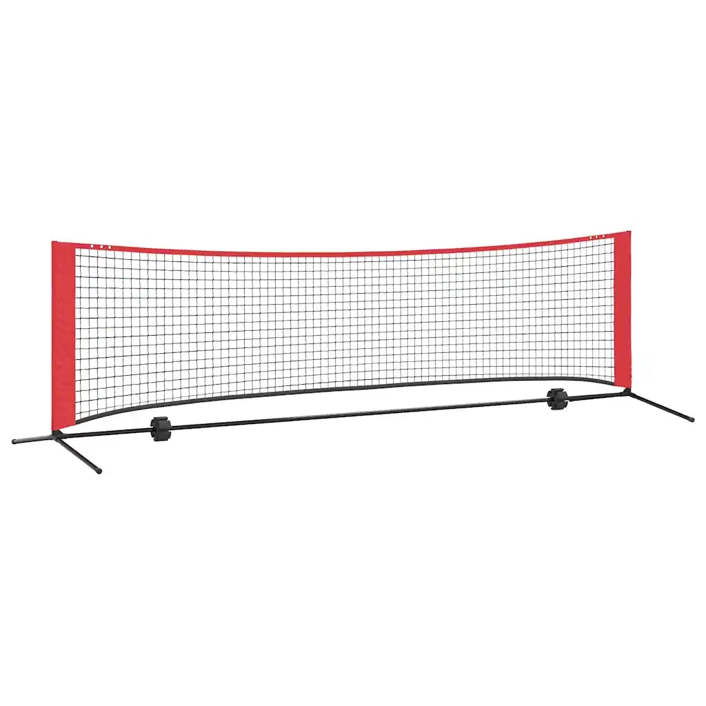 Rete da tennis Nero e Rosso 301 x 90,5 x 87 cm Poliestere CFW8329519