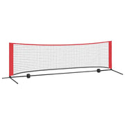 Rete da tennis Nero e Rosso 301 x 90,5 x 87 cm Poliestere CFW8329519