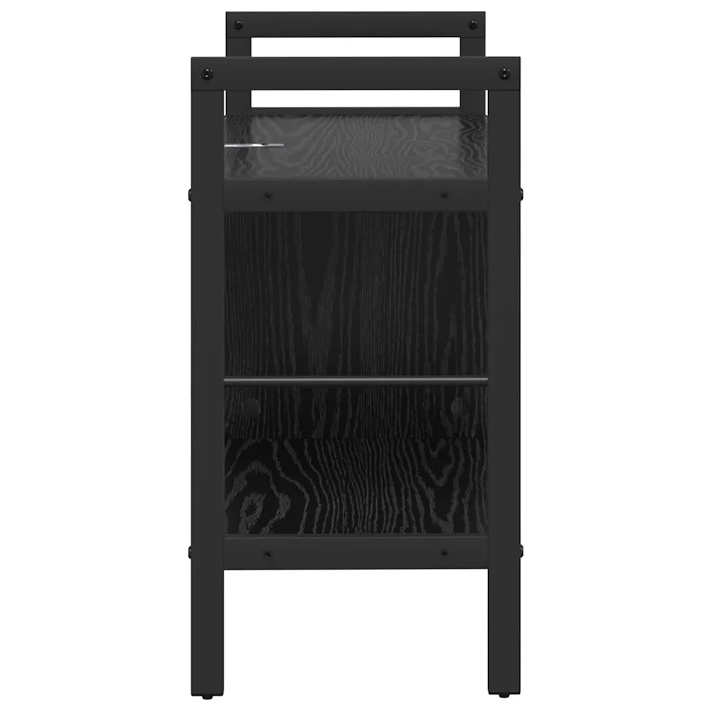 Libreria Rovere Nero 75 x 30 x 58,5 cm Legno multistrato