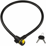 Blocco per bicicletta con chiave - Blocco cavo 90 cm - Acciaio - Sistema di sicurezza contro la furto