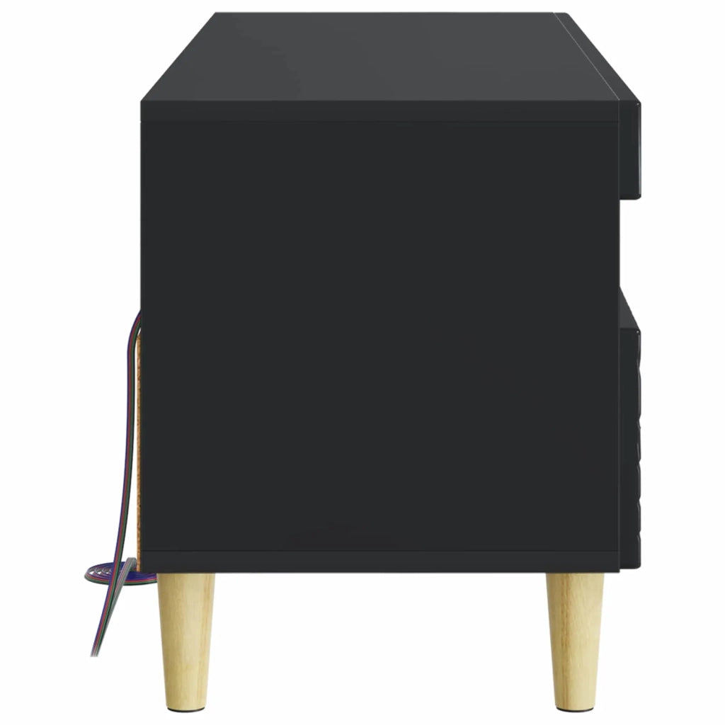 Mobile TV LED Nero Legno ingegnerizzato 897206