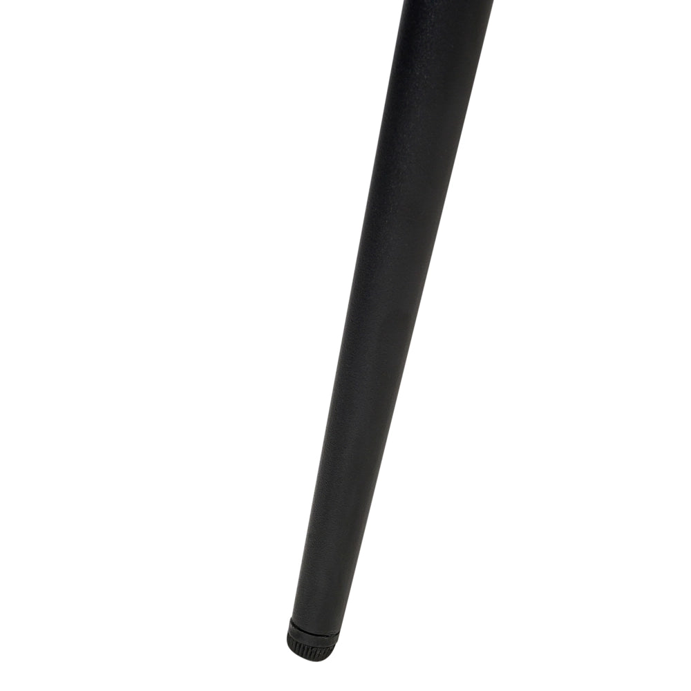 Set di 2 sedie da pranzo in tessuto bouclè bianco braccioli schienale intagliato gambe in metallo moderna industriale