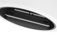 Camino a Bioetanolo da Parete Ø70 cm Incyrcle Wall Bianco con Vetro