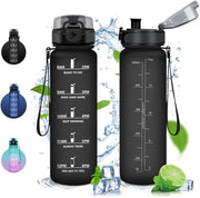 Sportfles per bambini - BPA e impermeabile - 500 ml - Ideale per uso quotidiano - Giallo e nero