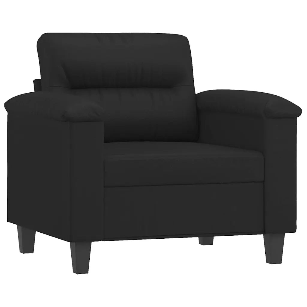 Divano Sedia-Poltrona Nera 60 cm in Similpelle 206400