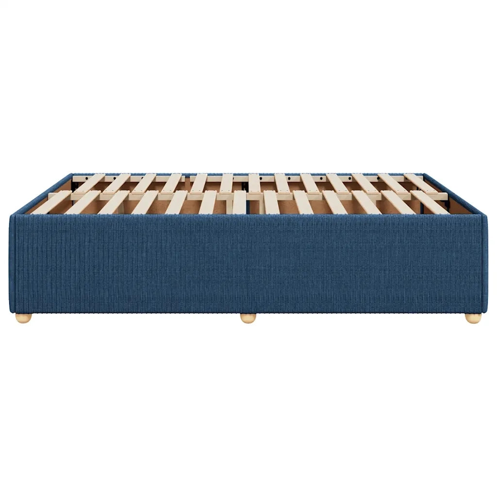 Giroletto senza Materasso Blu 140x190 cm in Tessuto 3284941