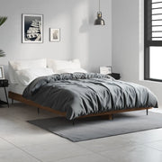 Giroletto senza Materasso Rovere Marrone 120x190 cm Truciolato 832300