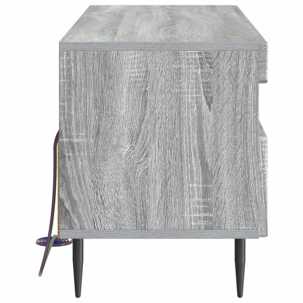 Mobile TV LED Sonoma grigio Legno ingegnerizzato 896991