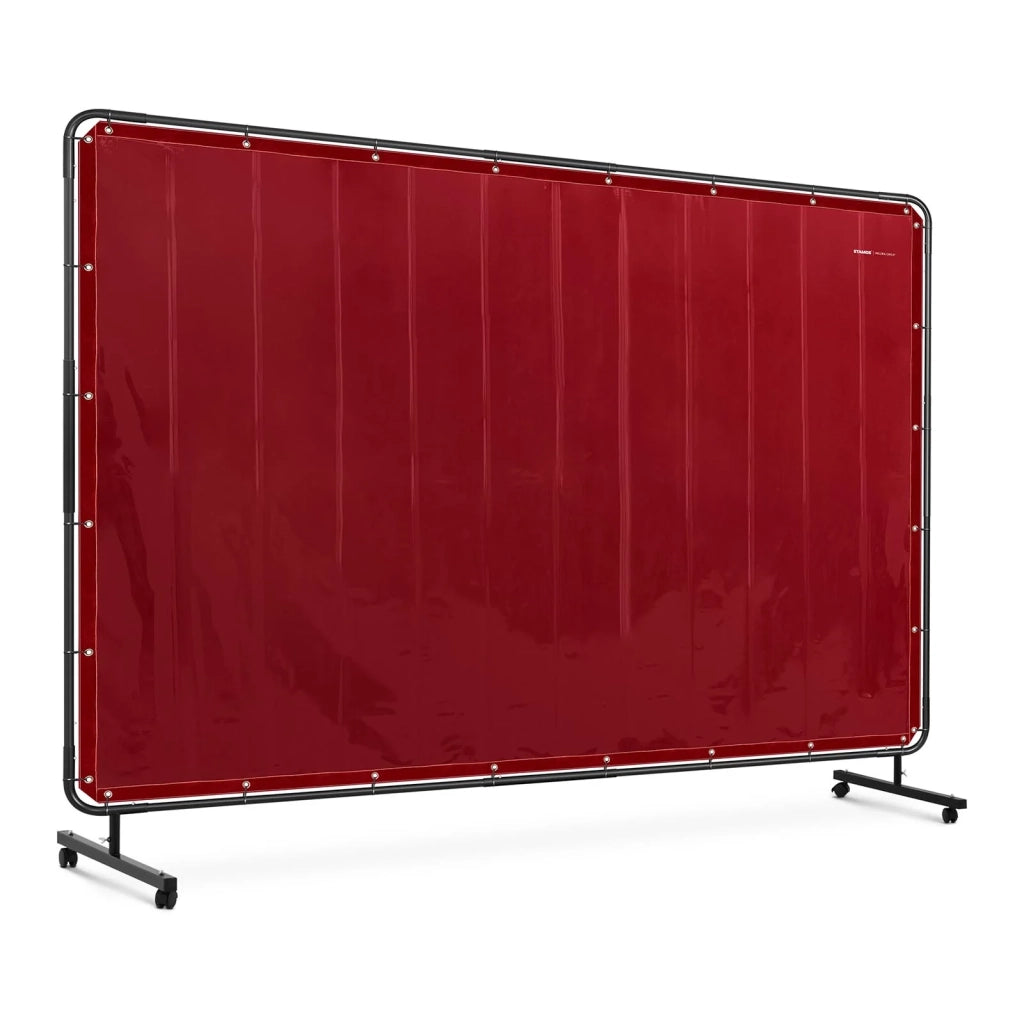 Tenda per saldatura con telaio 240 x 180 cm utensili da officina 14_0006834