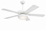 Vam Ventilatore da soffitto OUTDOOR con luce 2 x E27 bianco 132 cm con 3 velocità  tramite catenella