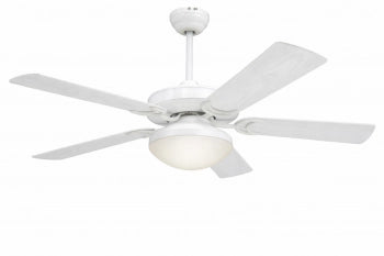 Vam Ventilatore da soffitto OUTDOOR con luce 2 x E27 bianco 132 cm con 3 velocità  tramite catenella