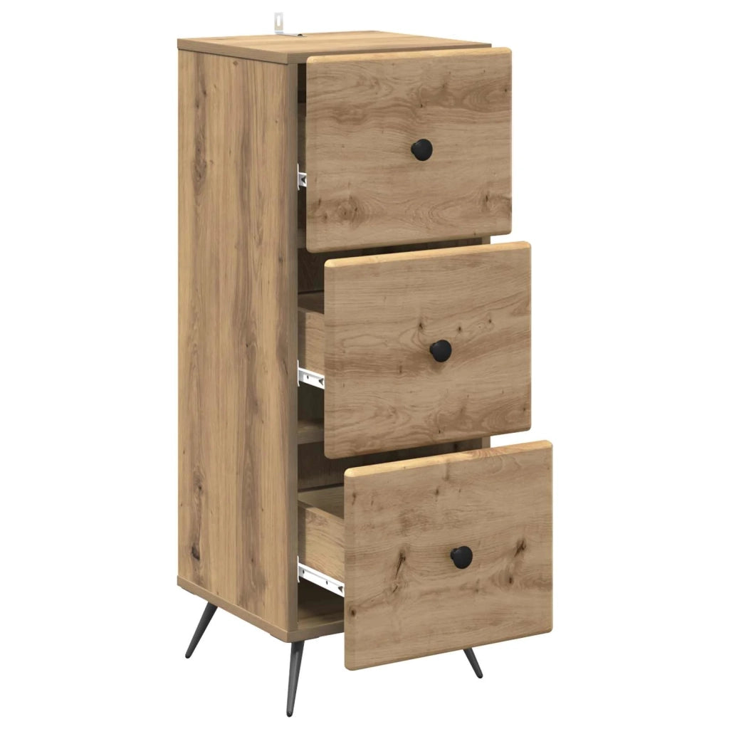 Mobile con Cassetti Rovere Artigianale 33 x 34,5 x 90 cm 895544
