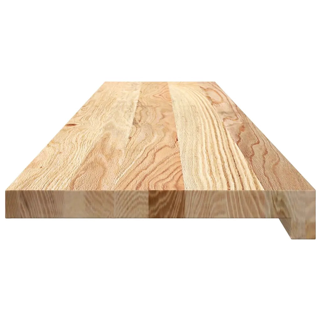 Gradini 16 pz 120x30x2 cm in Rovere Massello Non Trattato