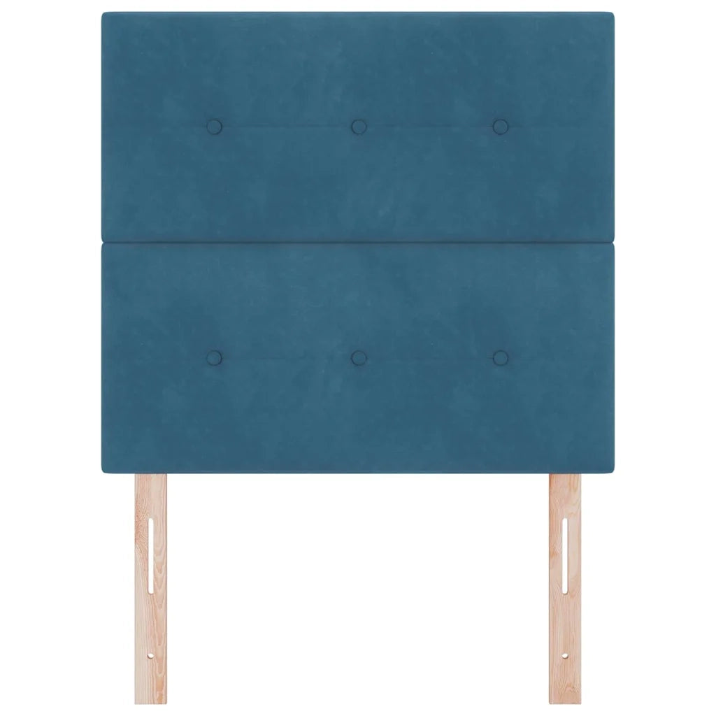 Testiera | Testata Blu Scuro 90 cm Velluto