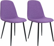 Set di 2 sedie da pranzo in tessuto Maryam 6