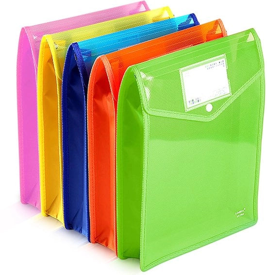 Documenti A4 in plastica - 5 pezzi - Cartelloni per archiviazione