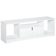 Mobile TV con ante e ripiani aperti ¨C Xylo ¨C Bianco 120x30x41cm