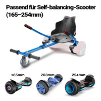 Sedile per hoverboard max 120 kg blu, ergonomico, regolabile, per scooter elettrico autobilanciato