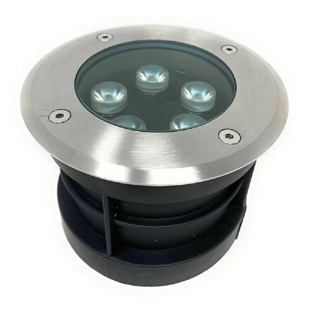 Trade Shop - Faretto Incasso 5 W Calpestabile Segnapasso Esterno Luce 6500k 3000k 4000k Es08-5 - -bianco Caldo      -