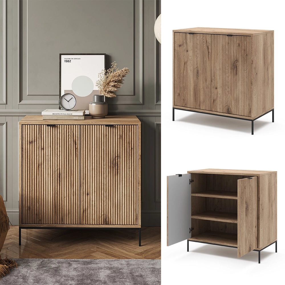 Vicco Cassettiere  Quercia vichinga 42 x 81.2 cm con 2 porte