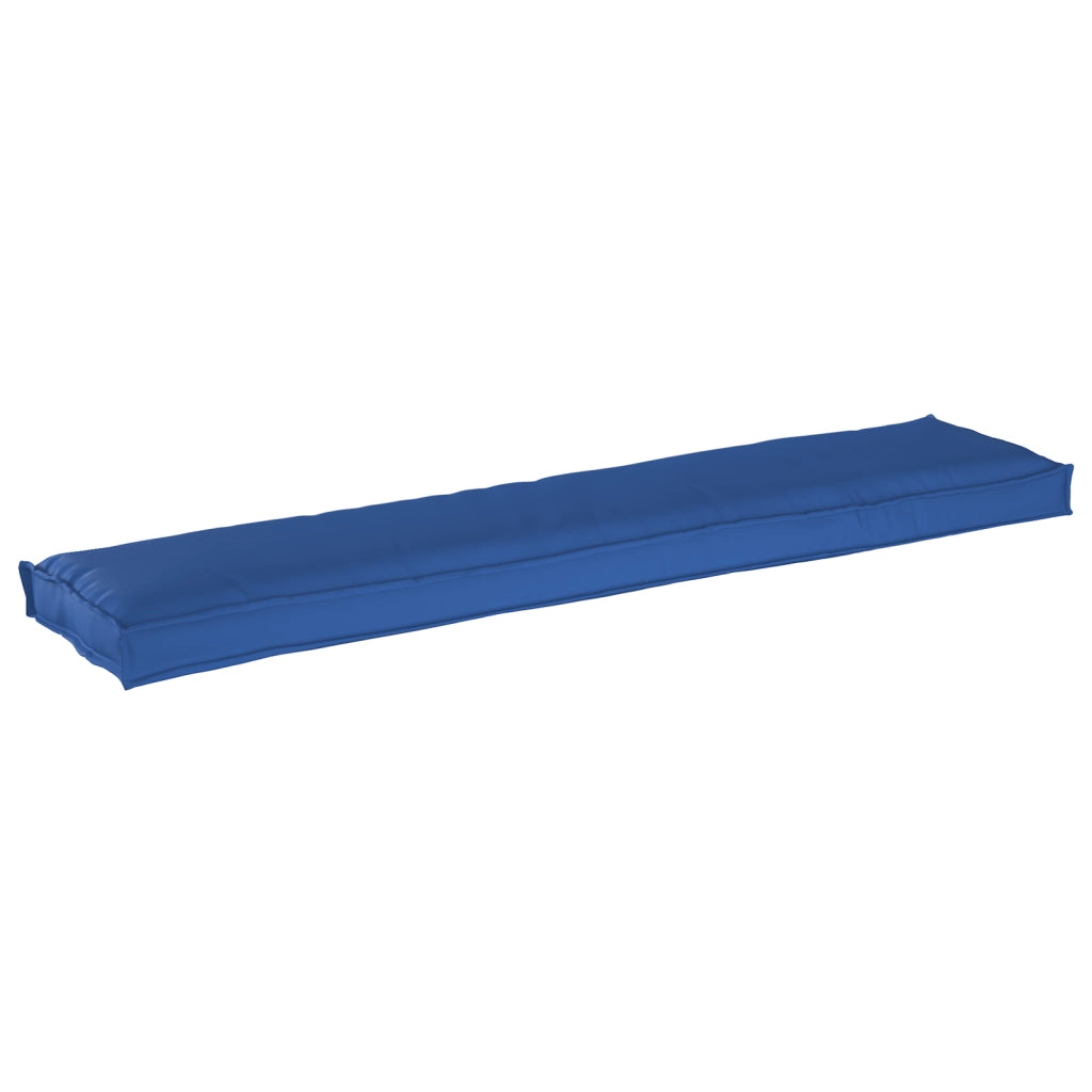 Cuscino per Pallet per Panca Blu Reale 180x40x8 cm Tessuto Oxford