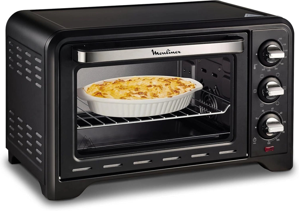 Moulinex OX4448 Optimo Forno Elettrico con Capacità di 19 L, Potenza 1380 W, Nero 71x117x81cm