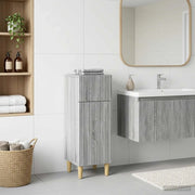 Mobiletto da Bagno ARNHEM Sonoma grigio 30 x 31 x 80 cm 896611