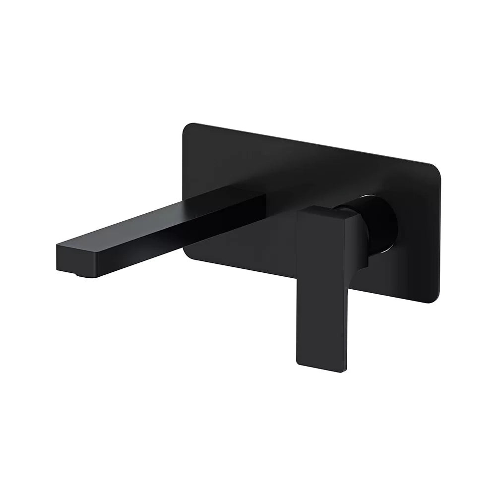 Miscelatore ad incasso per lavabo nero opaco serie Absolute