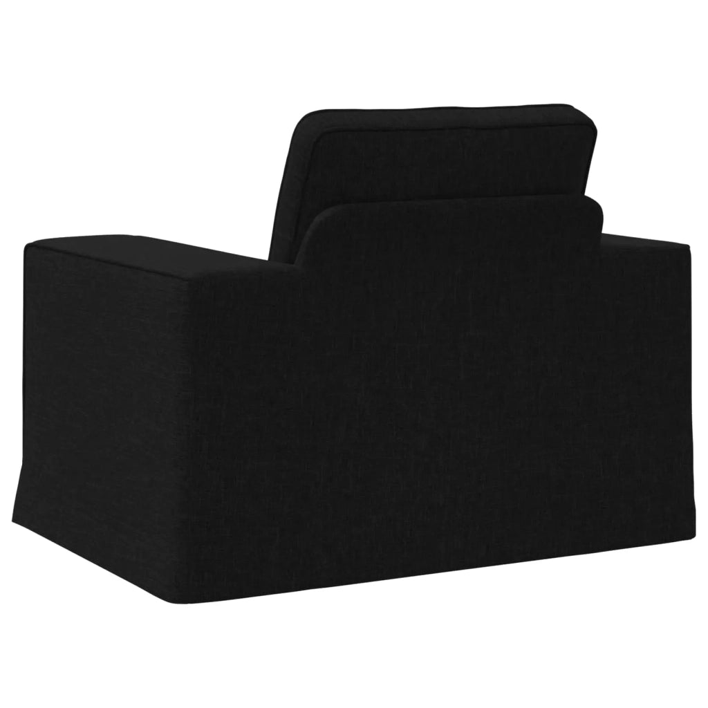Divano | Divano da soggiorno | Sofa Nero 103 x 80 x 82 cm Tessuto