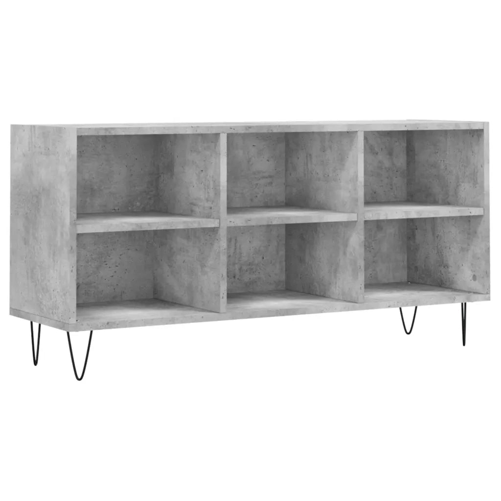 Mobile per TV Grigio Cemento 103,5x30x50 cm Legno Multistrato 826992
