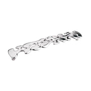 Maniglia cromata per mobile Lavanta y812 Finitura cromata, Interasse 160 mm