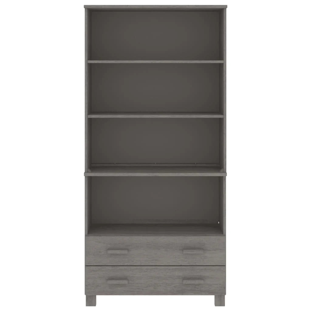 Buffet credenza cassettiera armadio mobile contenitore organizer cucina soggiorno salotto legno massello di pino grigio chiaro 02_0032142