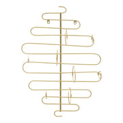 Porta Bottiglie VKH326, Oro, Metallo, 53x13x72 cm
