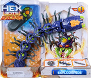 HEX BOTS Explodapede Robot Centopiedi Telecomandato, Giocattoli Robot con Occhi Luminosi, SPin Master, Eta 4+