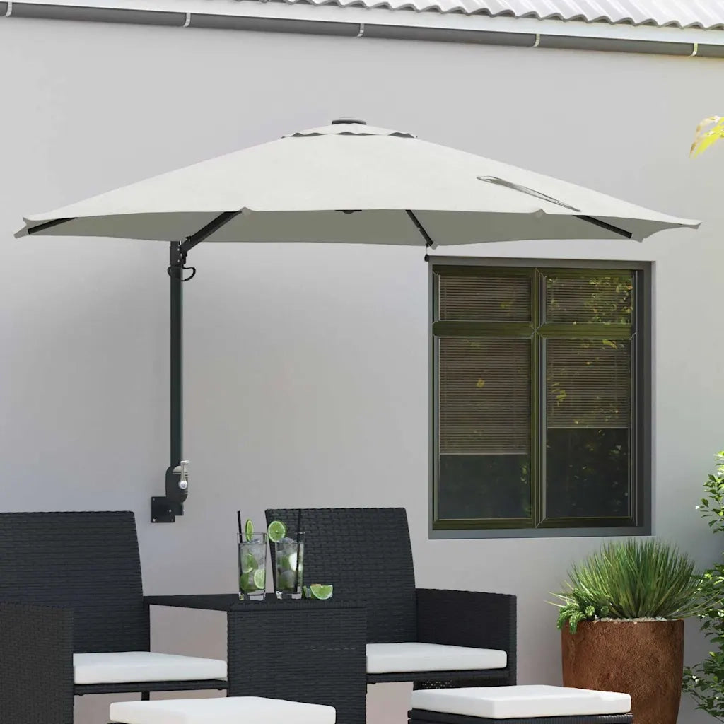 Ombrello | Parasol da giardino Sabbia 248 x 248 x 148 cm
