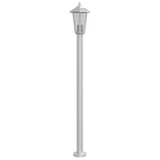 Lampada da Terra per Esterni Argento 120 cm in Acciaio Inox CFW3058324