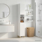 Armadio da Bagno con Ripiano Aperto ARNHEM Bianco 896595