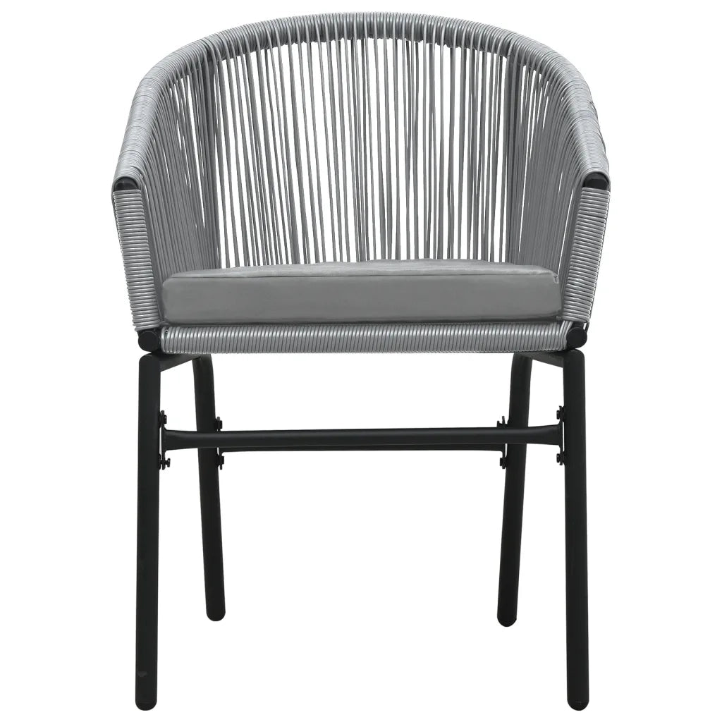 Set Mobili da Pranzo per Giardino 5 pz Antracite cod mxl 47664
