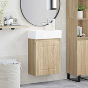 Mobile bagno con rubinetto Rovere Sonoma 45,5 x 22,5 x 84 cm