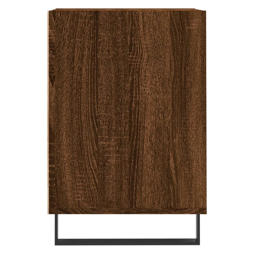 Mobile TV multimediale mensola TV credenza TV sala da pranzo soggiorno camera da letto rovere 100 x 35 x 55 cm legno ingegnerizzato marrone 02_0027116